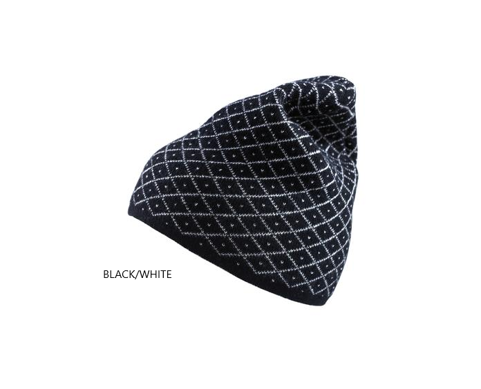 100% Soft Cashmere Diamond Knit Cap