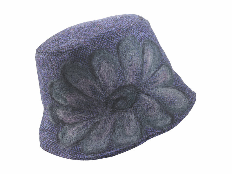 Jill - Woman's Fashionable Shetland Wool Hat - SALE