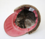 GENUINE LAMBSKIN JOCKEY CAP WITH CUFF - Special Purchase MADE IN USA