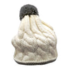 POM POM - Cable Knit Cap Made in Italy