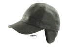 Kelsey - Baseball Cashmere Cap w/ Ear Flaps - Just in time for Cold Weather Save 25%